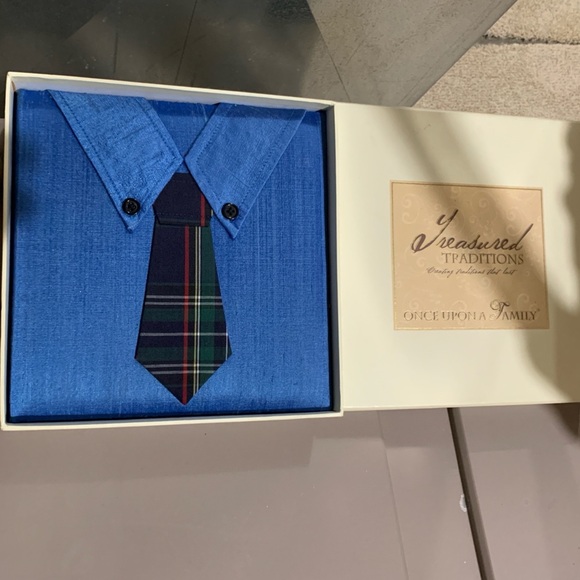 Scrapbook Dress Shirt and tie shaped, NIB - Picture 1 of 6